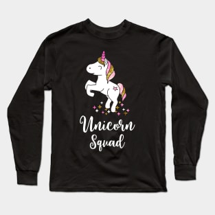 Unicorn Squad - Team Einhorn - Glitzer - Geschenk - Pferd - Glitter - Glitzer - Trend Geschenk - Gift Long Sleeve T-Shirt